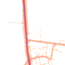 Daytime road noise heatmap for NG22 9RL