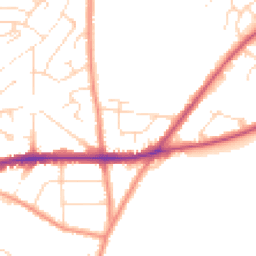 Daytime road noise heatmap for NG22 9TG