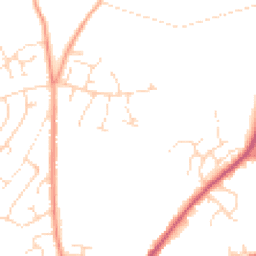 Daytime road noise heatmap for NG22 9TS