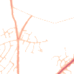 Daytime road noise heatmap for NG22 9UE