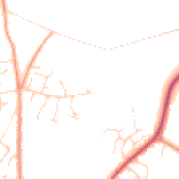 Daytime road noise heatmap for NG22 9UG