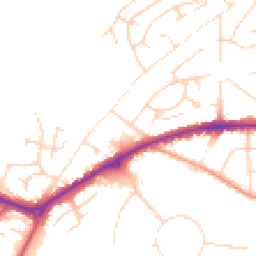 Daytime road noise heatmap for NG22 9UJ
