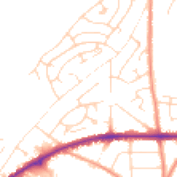 Daytime road noise heatmap for NG22 9UR