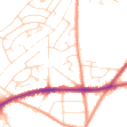 Daytime road noise heatmap for NG22 9WQ