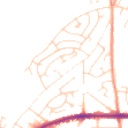 Daytime road noise heatmap for NG22 9XH