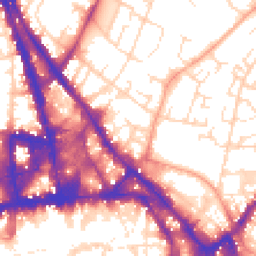Daytime road noise heatmap for NG3 1BF