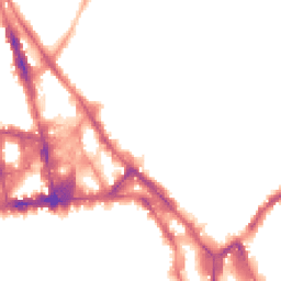 Night-time road noise heatmap for NG3 1BH