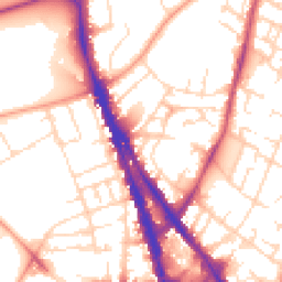 Daytime road noise heatmap for NG3 1BQ