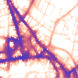 Daytime road noise heatmap for NG3 1DF