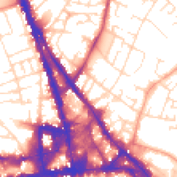 Daytime road noise heatmap for NG3 1DL