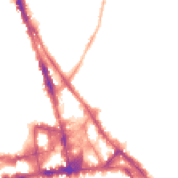 Night-time road noise heatmap for NG3 1DN