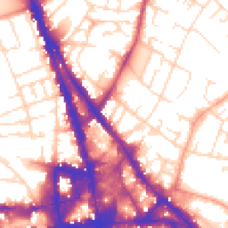 Daytime road noise heatmap for NG3 1DX