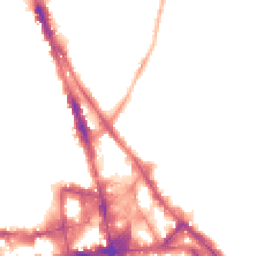 Night-time road noise heatmap for NG3 1DX