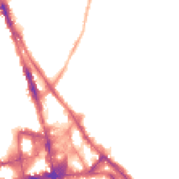 Night-time road noise heatmap for NG3 1DY