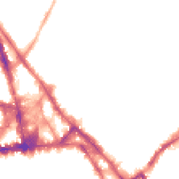 Night-time road noise heatmap for NG3 1ED
