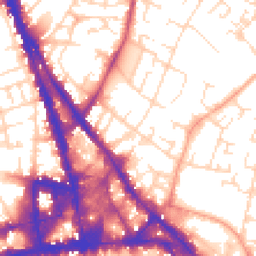 Daytime road noise heatmap for NG3 1FR
