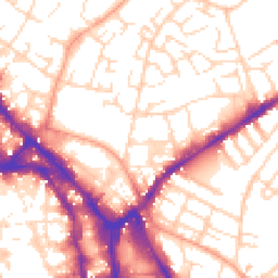 Daytime road noise heatmap for NG3 1GH