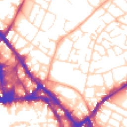 Daytime road noise heatmap for NG3 1GU