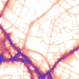 Daytime road noise heatmap for NG3 1GW