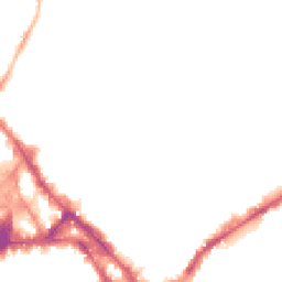 Night-time road noise heatmap for NG3 1HL