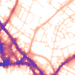 Daytime road noise heatmap for NG3 1LE