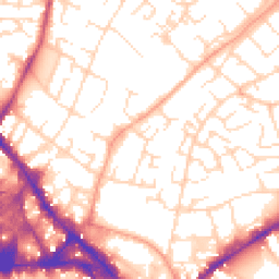 Daytime road noise heatmap for NG3 1LH