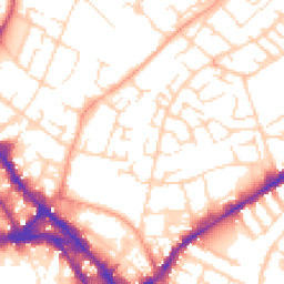 Daytime road noise heatmap for NG3 1LJ