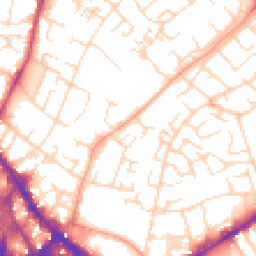 Daytime road noise heatmap for NG3 1LL