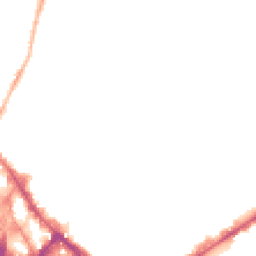 Night-time road noise heatmap for NG3 1LL