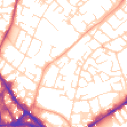 Daytime road noise heatmap for NG3 1LN