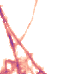 Night-time road noise heatmap for NG3 1NG