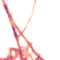 Night-time road noise heatmap for NG3 1NH