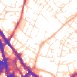 Daytime road noise heatmap for NG3 1NS