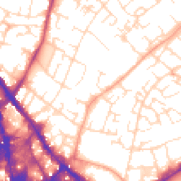 Daytime road noise heatmap for NG3 1NT