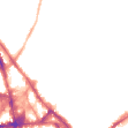 Night-time road noise heatmap for NG3 1NW
