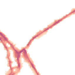 Night-time road noise heatmap for NG3 2AT