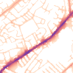Daytime road noise heatmap for NG3 2GA