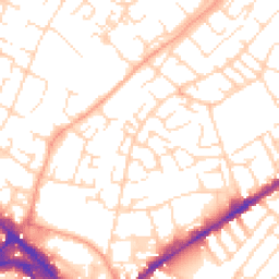 Daytime road noise heatmap for NG3 2GX