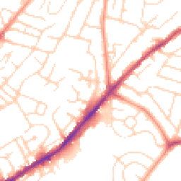 Daytime road noise heatmap for NG3 2HZ