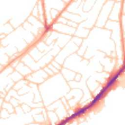 Daytime road noise heatmap for NG3 2LG