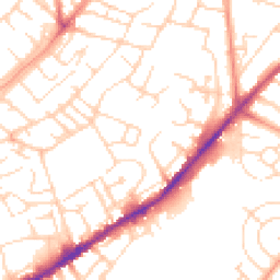 Daytime road noise heatmap for NG3 2LP