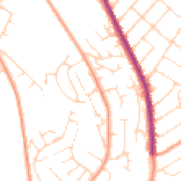 Daytime road noise heatmap for NG3 3BH