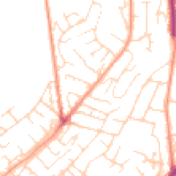 Daytime road noise heatmap for NG3 3BR