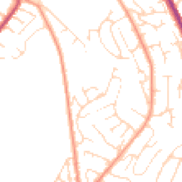 Daytime road noise heatmap for NG3 3BX