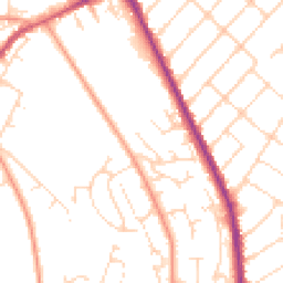 Daytime road noise heatmap for NG3 3ER