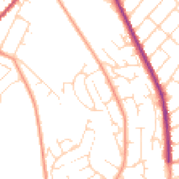 Daytime road noise heatmap for NG3 3EU