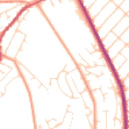 Daytime road noise heatmap for NG3 3EX
