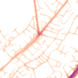 Daytime road noise heatmap for NG3 3HA