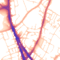Daytime road noise heatmap for NG3 4FP