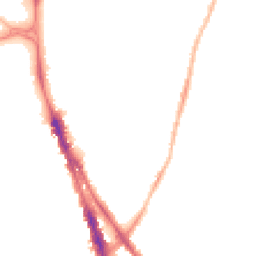 Night-time road noise heatmap for NG3 4FP